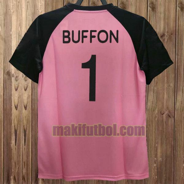 camisetas juventus 2002-2003 portero buffon 1 rosa