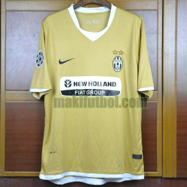 camisetas juventus 2008-2009 segunda amarillo