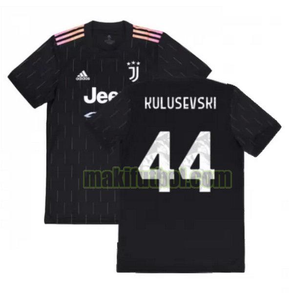 camisetas juventus 2021 2022 segunda kulusevski 44 negro