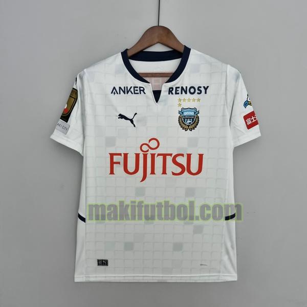 camisetas kawasaki frontale 2022 2023 segunda tailandia blanco