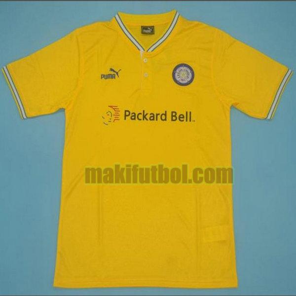camisetas leeds united 1996-1999 segunda amarillo