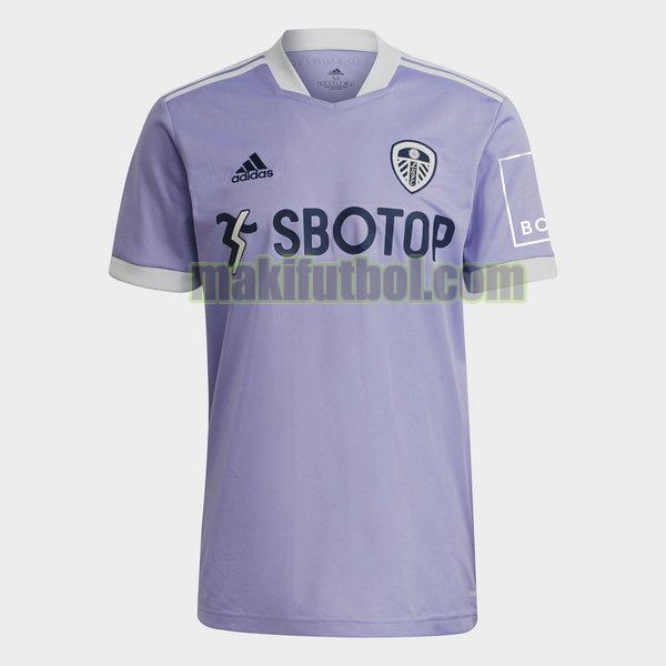 camisetas leeds united 2021 2022 tercera tailandia púrpura