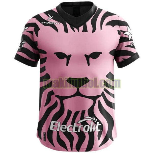camisetas leones negros 2022 2023 tercera rosa