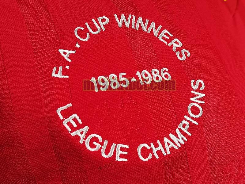 camisetas liverpool 1985 1986 primera player rojo