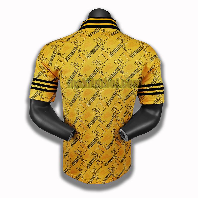 camisetas liverpool 1994 1996 tercera player amarillo