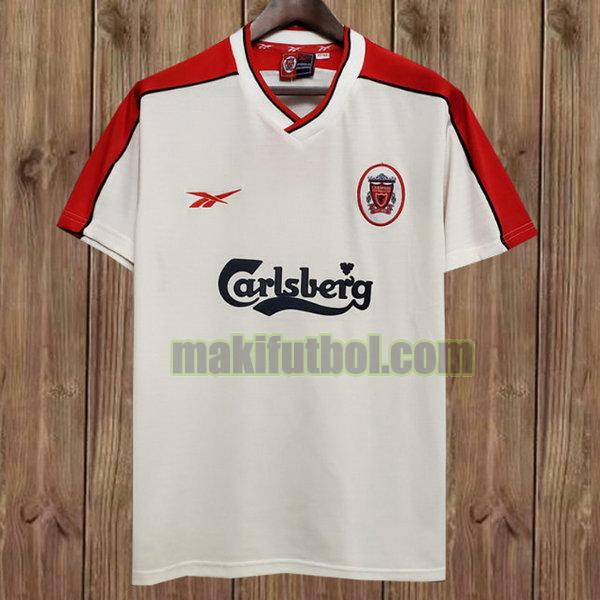 camisetas liverpool 1998-2000 segunda blanco