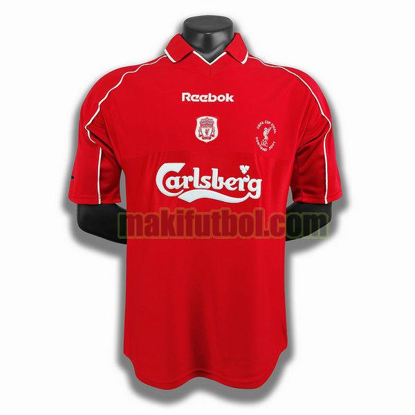 camisetas liverpool 2000 2001 primera player rojo