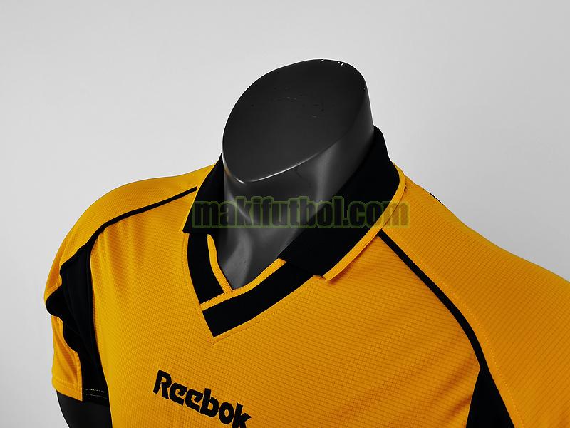 camisetas liverpool 2001 segunda player amarillo