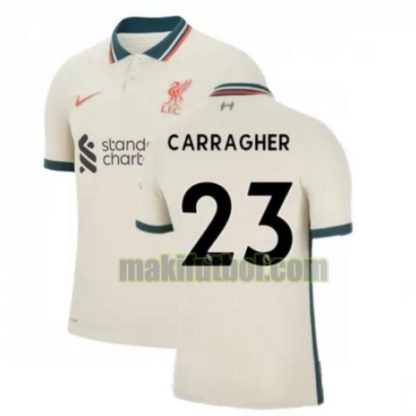 camisetas liverpool 2021 2022 segunda carragher 23 amarillo