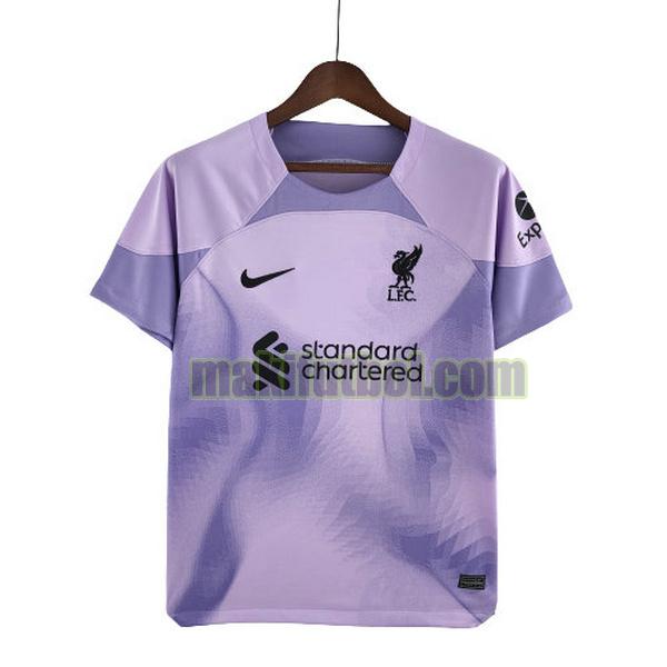 camisetas liverpool 2022 2023 portero púrpura
