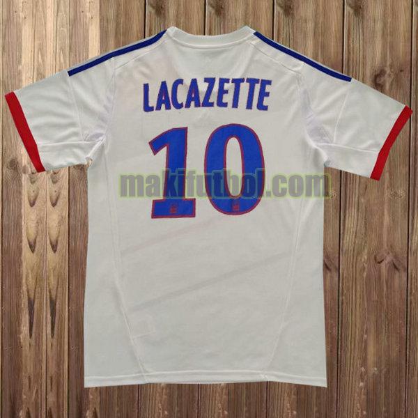 camisetas lyon 2012-2013 primera lacazette 10 blanco