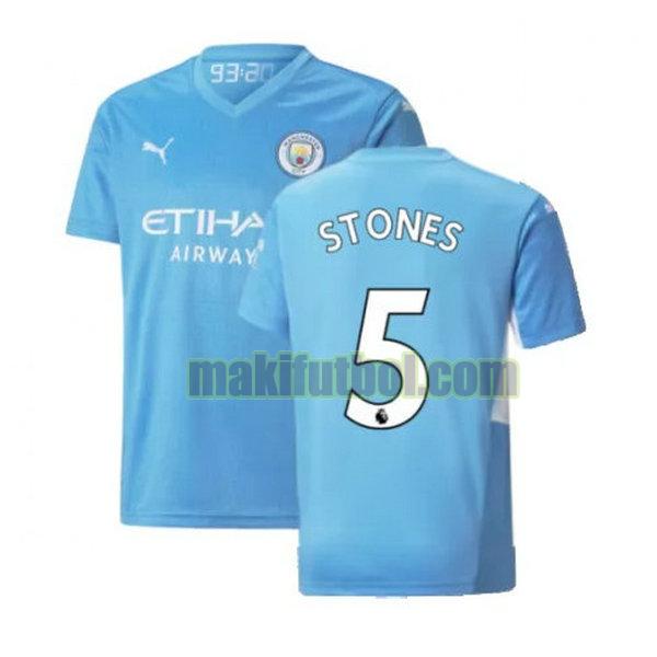 camisetas manchester city 2021 2022 primera stones 5 azul