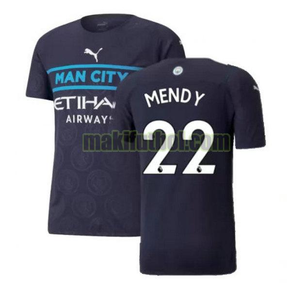 camisetas manchester city 2021 2022 tercera mendy 22 negro