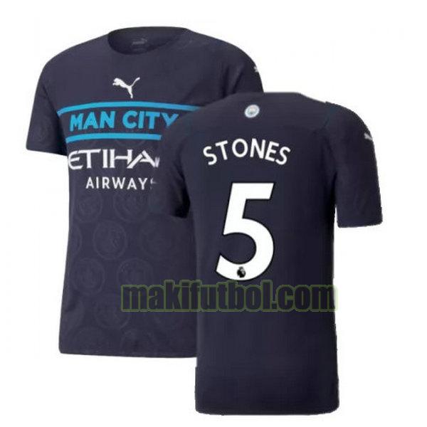 camisetas manchester city 2021 2022 tercera stones 5 negro