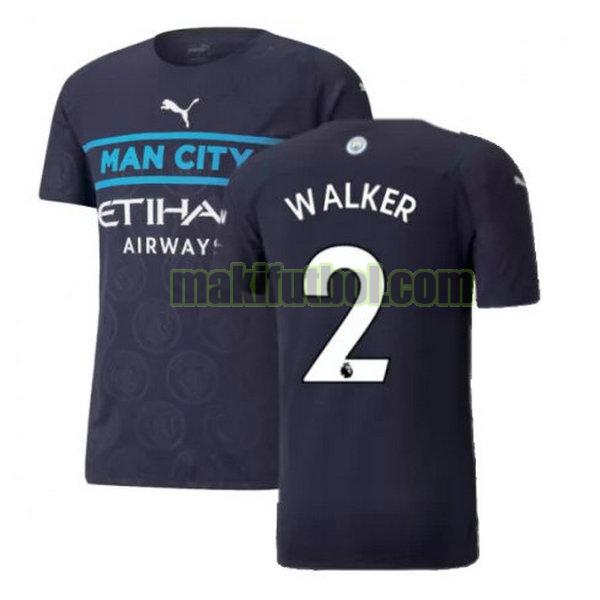 camisetas manchester city 2021 2022 tercera walker 2 negro