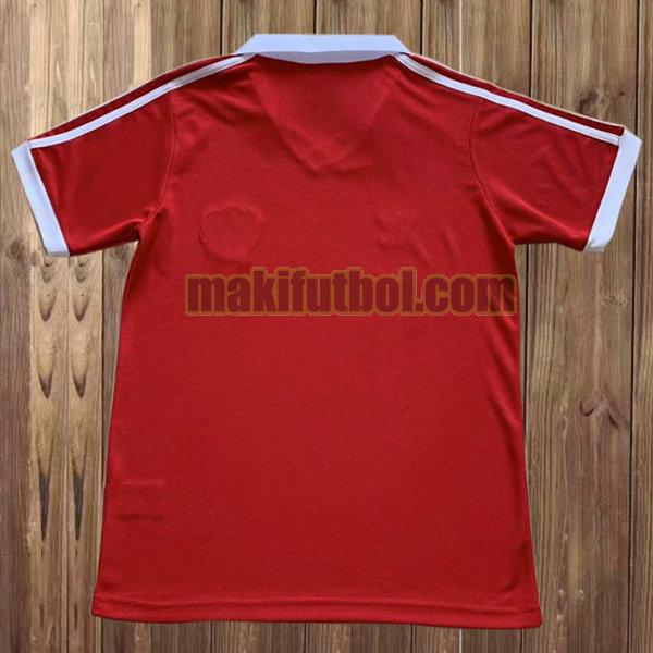 camisetas manchester united 1980-1982 primera rojo