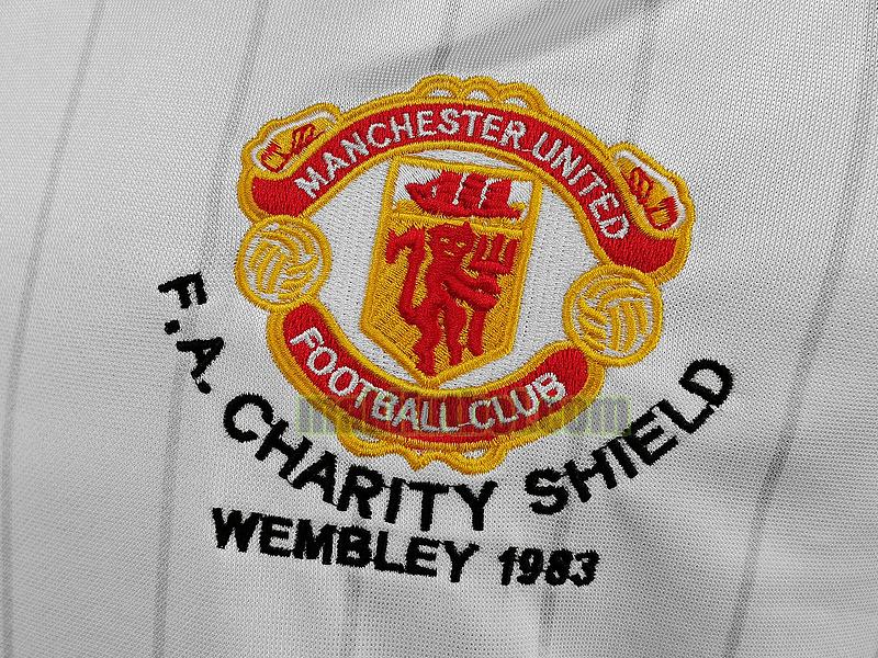 camisetas manchester united 1983 segunda player blanco