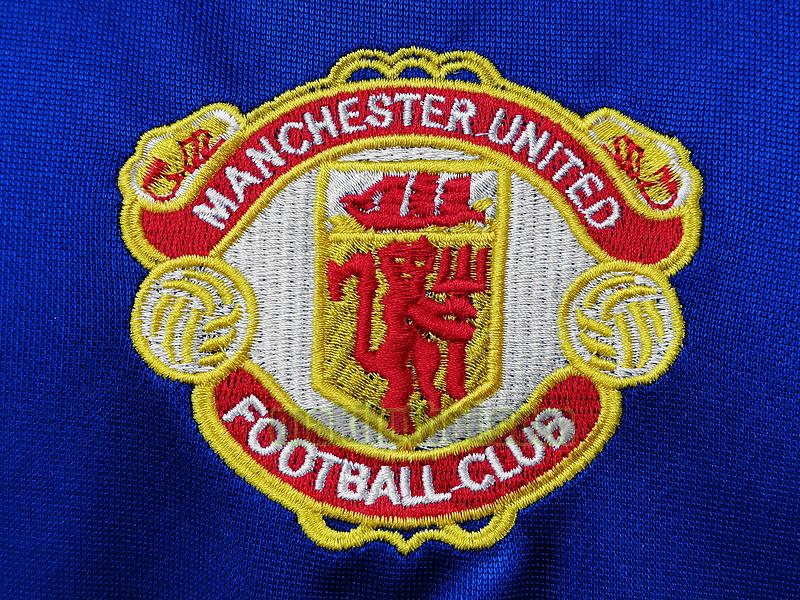 camisetas manchester united 1985 segunda player azul