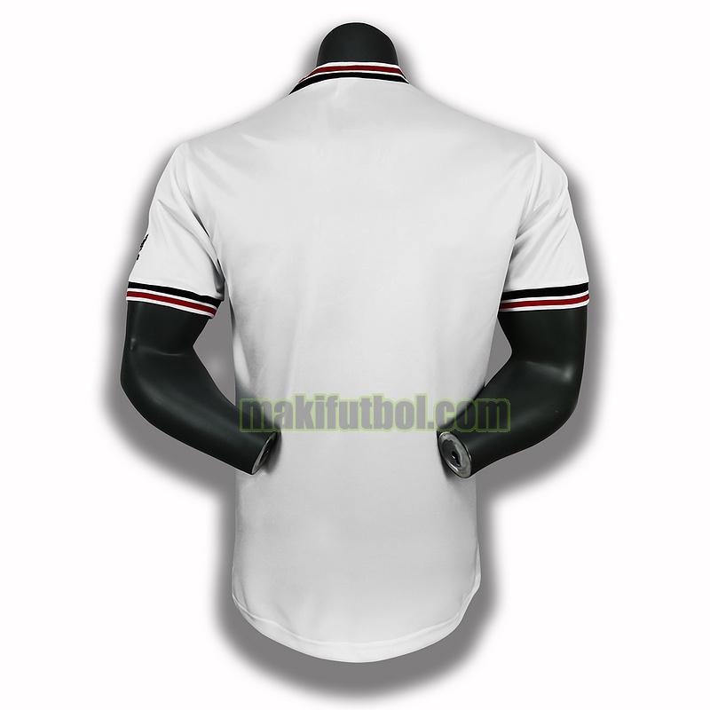 camisetas manchester united 1985 segunda player blanco
