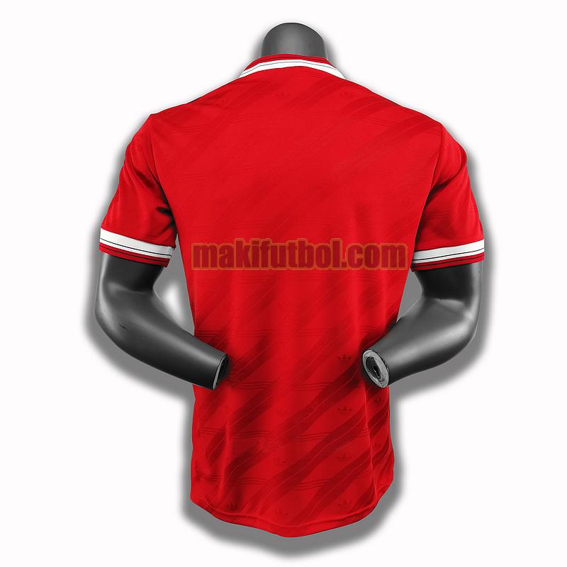 camisetas manchester united 1986 primera player rojo