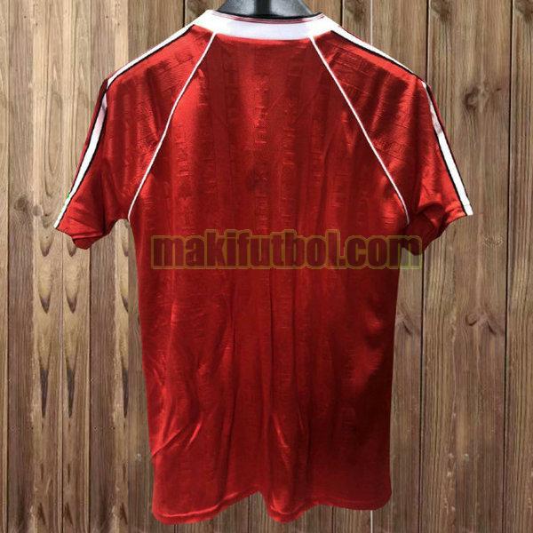 camisetas manchester united 1988-1990 primera rojo