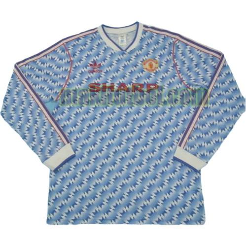 camisetas manchester united 1990-1992 segunda ml