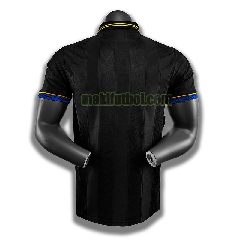 camisetas manchester united 1993 1994 segunda player negro