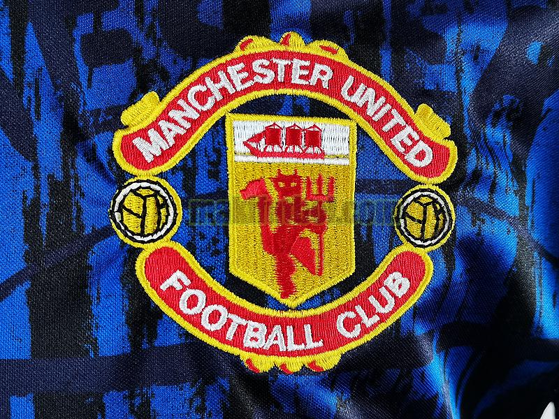 camisetas manchester united 1993 segunda player azul