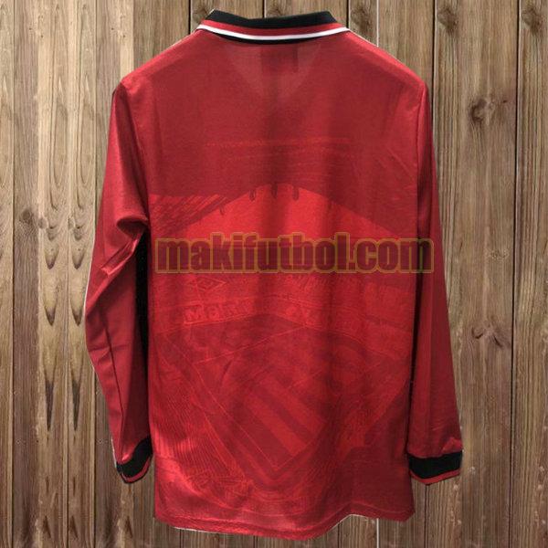 camisetas manchester united 1994-1996 primera ml rojo