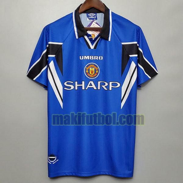 camisetas manchester united 1996-1997 tercera azul