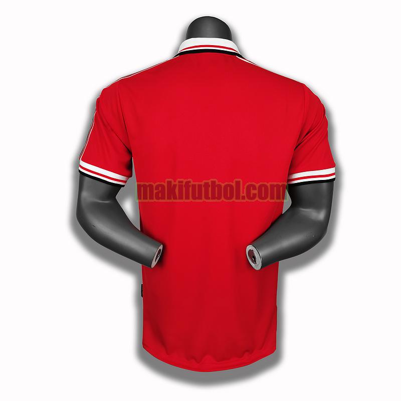 camisetas manchester united 1998 1999 primera player rojo