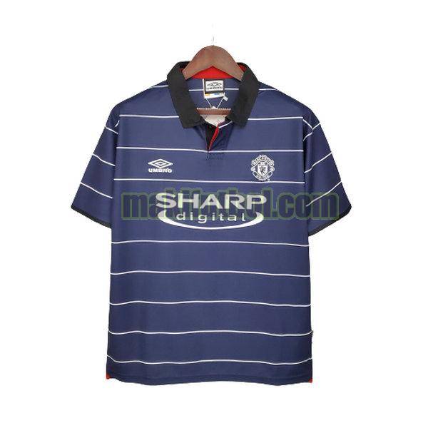 camisetas manchester united 1999 2000 segunda azul