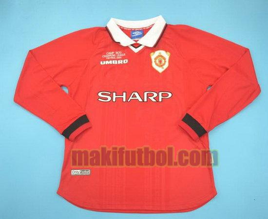 camisetas manchester united 1999 primera ml