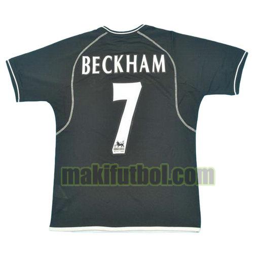 camisetas manchester united 2000-2002 segunda beckham 7