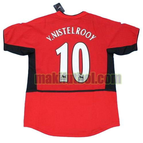 camisetas manchester united 2002-2004 primera v.nistelrooy 10