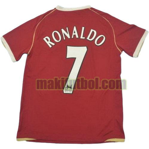 camisetas manchester united 2005-2006 primera ronaldo 7