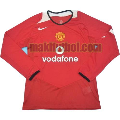 camisetas manchester united 2006-2007 primera ml