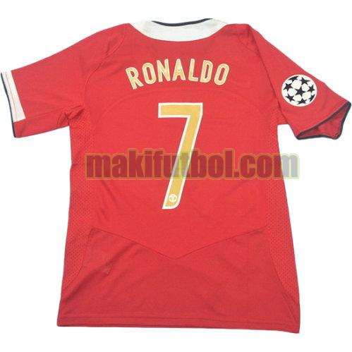 camisetas manchester united 2006-2007 primera ronaldo 7