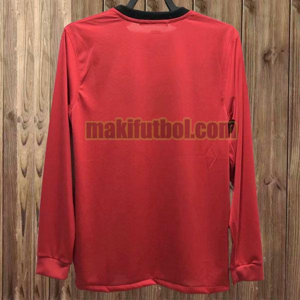 camisetas manchester united 2009-2010 primera ml rojo