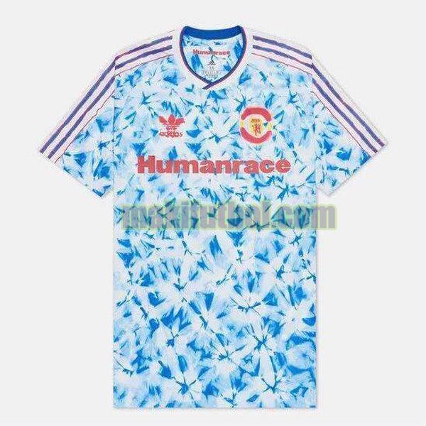 camisetas manchester united 2020-2021 adidas design azul