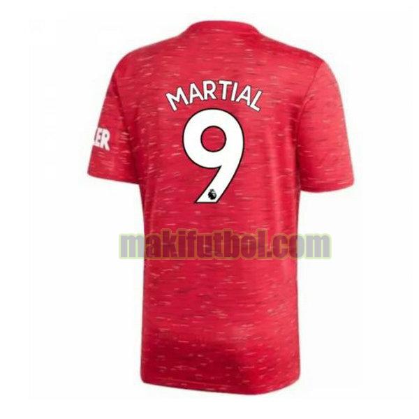 camisetas manchester united 2020-2021 primera martial 9
