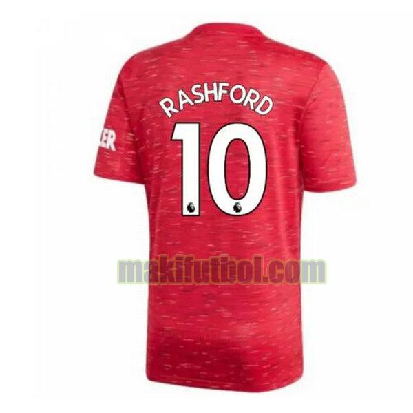 camisetas manchester united 2020-2021 primera rashford 10