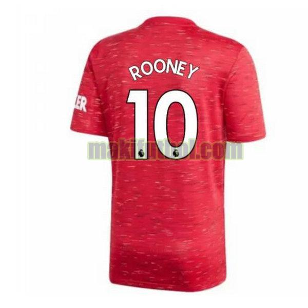 camisetas manchester united 2020-2021 primera rooney 10
