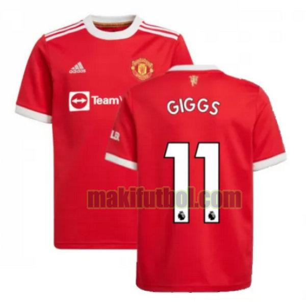 camisetas manchester united 2021 2022 primera giggs 11.jpg rojo