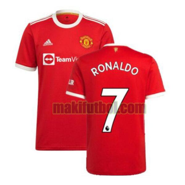 camisetas manchester united 2021 2022 primera rojo