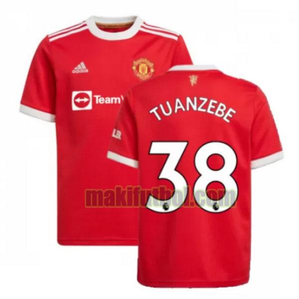 camisetas manchester united 2021 2022 primera tuanzebe 38 rojo