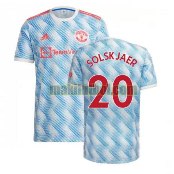 camisetas manchester united 2021 2022 segunda solskjaer 20 azul