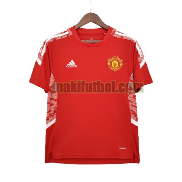 camisetas manchester united 2021 2022 training rojo