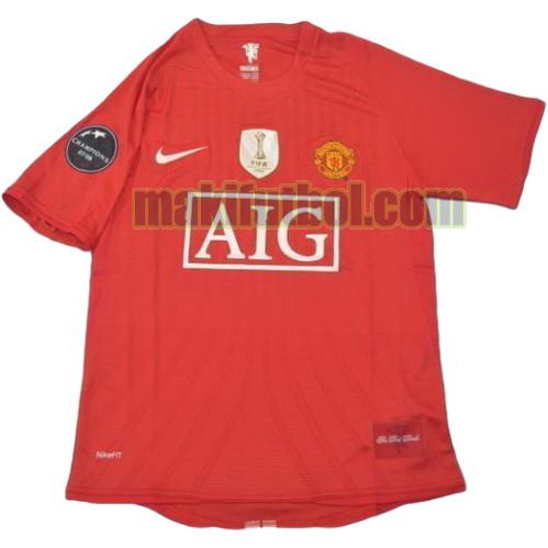 camisetas manchester united campeones 2008-2009 primera