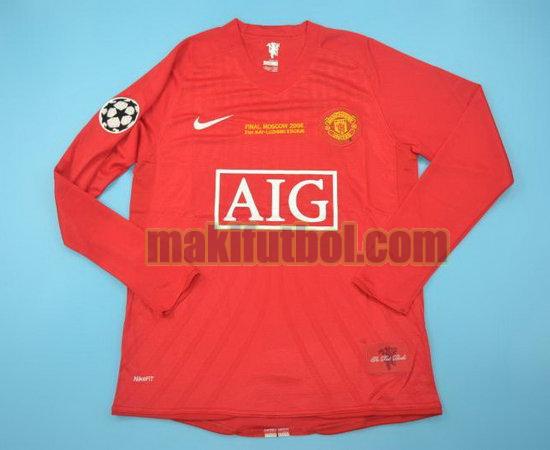 camisetas manchester united lega 2007-2008 primera ml